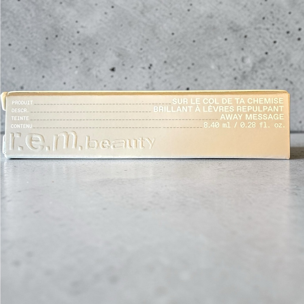 r.e.m. beauty Lip Gloss - away message Shade
